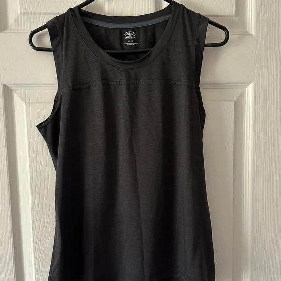 Workout Gray and Black Sleeveless Tank Tops - Picture 9 of 14